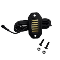 4 PCS Max 36 LED 12V IP68 Éclairage d'angle étanche contrôlé par application pour camions, voitures, VTT - Blanc - Nouveau