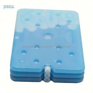 Wholesale <b>Custom</b> Eco-Friendly Classic Leather Waterproof <b>Insulated</b> Hard Plastic HDPE+Gel Portable Reusable Cooler Bag - Product Image 2