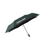 Vente en gros Parapluie coupe-vent automatique à 3 plis avec 10 côtes Vente en gros Parapluie à trois plis en Chine