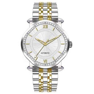 2025 reloj de pulsera de lujo de acero inoxidable para mujer logotipo personalizado Esfera de cristal de zafiro movimiento mecánico automático - Product Image 3