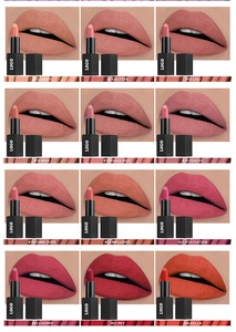 Wholesale Vegan <strong>Organic</strong> Waterproof Long Lasting Wearing Lip Stick Makeup Cosmetics Private Label Nude Matte <strong>Lipstick</strong> - Product Image 5