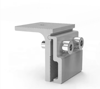 Support de fixation en aluminium pour panneaux photovoltaïques sur toiture à joint debout en métal, pince de fixation pour panneau de toiture en tôle à joint