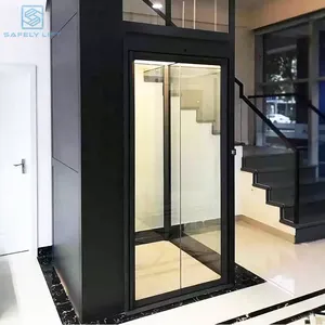 SAFELY Cheap Electric Residential Passenger Elevator lift Indoor/Outdoor 2 3 4 floors Lift Small Home Elevator
