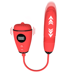 Tongue Licking <b>Vibrator</b> for Women-G-Spot & Clitoral Stimulator with 9 Frequencies Silicone+ABS USB Rechargeable Love for Sex Toy - Product Image 6