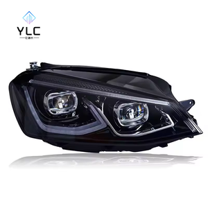 Systèmes d'éclairage automobile YLC, phare LED complet pour Volkswagen Mk6 <span class=keywords><strong>Golf</strong></span> 6 2010-2014 au style <span class=keywords><strong>Golf</strong></span> 8, lampe avant, feux <span class=keywords><strong>de</strong></span> jour - Product Image 3