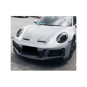 911 992 mises à niveau <span class=keywords><strong>Gt4</strong></span> avec Kit de carrosserie de pare-chocs avant en fibre de carbone sèche de Style artistique scientifique pour Porsche - Product Image 3