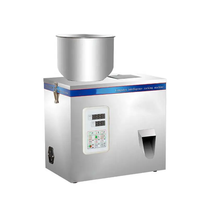 Полуавтоматическая вибрационная упаковочная машина для пакетиков чая и кофе в зернах машина для взвешивания порошка