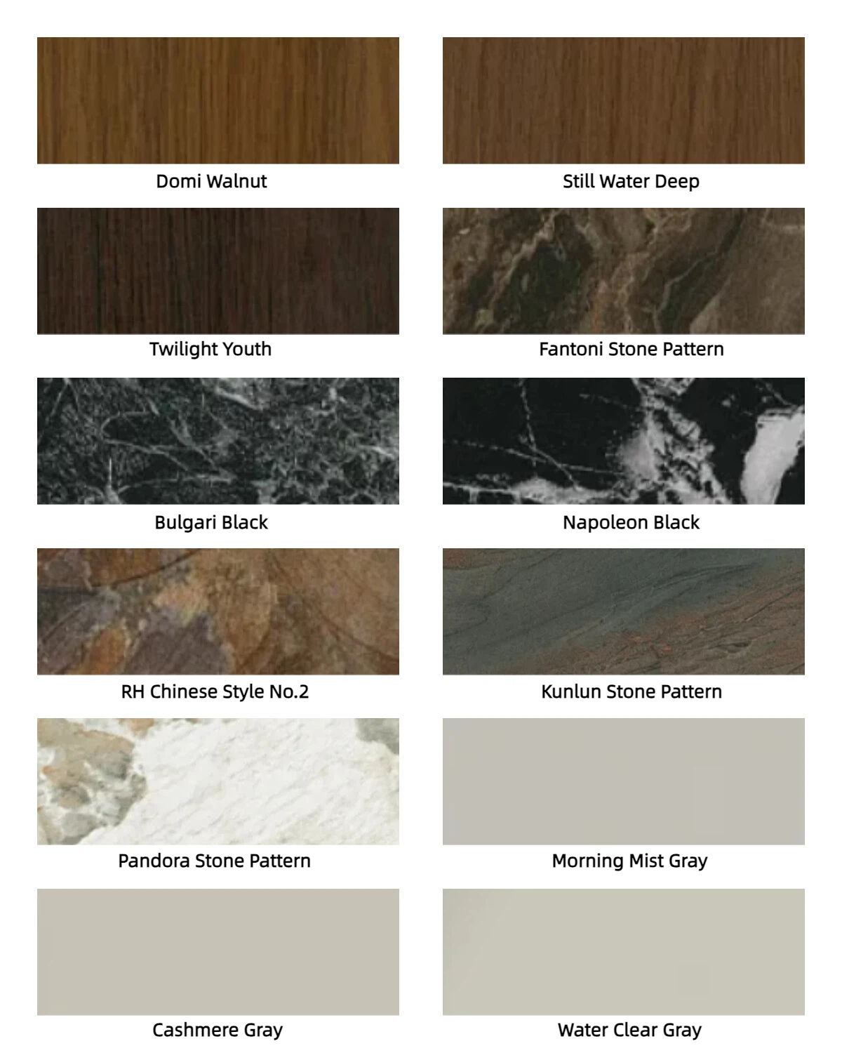 Customizable colors.