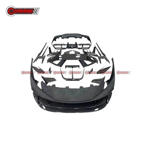 Kit carrosserie de haute qualité en fibre de carbone style MSY pour Ferrari F8 : pare-chocs avant et arrière, spoiler, jupes latérales, aération de capot - Product Image 4