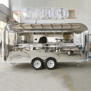 Camion alimentaire entièrement équipé en acier inoxydable, chariot à crème glacée, bar mobile, remorque de nourriture pour le café - Product Image 4