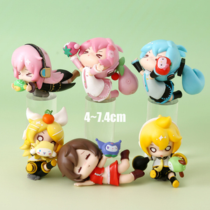 ฟิกเกอร์อนิเมะญี่ปุ่นยอดนิยม ตัวละครการ์ตูนน่ารัก ของเล่นอาหารจานด่วนสำหรับเด็ก ชุดของเล่นแฮปปี้มีล จำนวนมาก - Product Image 1