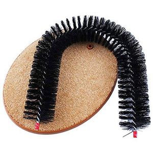 Interactive <b>Cat</b> Tunnel Grooming <b>Toy</b> with Self-Service Massager & Hair Remover Plastic Classic Design Boredom Buster for <b>Cats</b> - Product Image 5