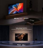 Dispositivo de TV 4K de 2.ª Generación con Enchufe Europeo, Inalámbrico de Alta Velocidad para TV OS con Procesador Amlogic S905X, 2 GB de RAM, 8 GB de Almacenamiento, Dolby Atmos