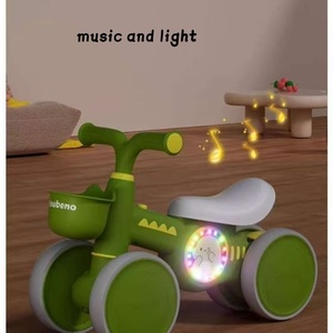 Vélo d'équilibre à 4 roues pour les tout-petits de 1 à 6 ans, voiture à conduire avec lumière, jouets coulissants pour bébé. - Product Image 5