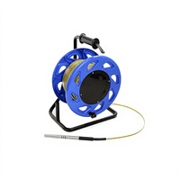 Jauge de niveau d'eau portable IP68, ruban de mesure de profondeur de puits métallique, moniteur de niveau d'eau souterraine pour puits profonds