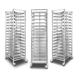 รถเข็นขายอาหารแบบกำหนดขนาดได้ คุณภาพเยี่ยม พร้อมถาดสแตนเลส สำหรับบริการขนส่งไส้กรอกและเนื้อสัตว์ - Product Image 4