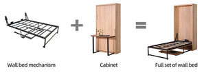 Popular Juego de Muebles para Sala de Estar, <span class=keywords><strong>Cama</strong></span> Murphy Individual con <span class=keywords><strong>Escritorio</strong></span>, <span class=keywords><strong>Cama</strong></span> Plegable de Metal, <span class=keywords><strong>Cama</strong></span> de Pared de Apertura Manual - Product Image 6
