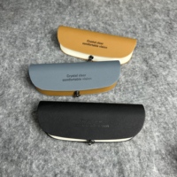 Étui à lunettes rectangulaire en cuir magnétique de luxe avec motif imprimé pour le rangement des lunettes et des lunettes de soleil