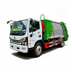 Vente directe usine – Camion compacteur de déchets Dongfeng Dolica D7 8-10 m³ – Véhicule compacteur léger pour déchets municipaux - Product Image 1