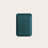 Dompet Magsafe Italia Mewah untuk OEM Logo Kustom, Tempat Kartu Magnetik, Hadiah Bisnis Korporat Premium untuk Pria