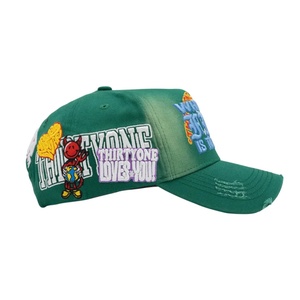 Casquette de baseball 5 panneaux Sombrero G5 avec motif lettres et broderie fil pailleté – Gorras Personnalisées 31 HATS PAGE 31 - Product Image 5