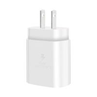 Chargeur USB-C HNT Factory 25W PD TA800 avec adaptateur secteur US/EU, chargeur ultra-rapide pour Samsung S25 S26+