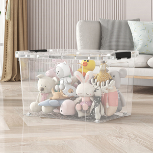 Haogle-<span class=keywords><strong>Organizadores</strong></span> transparentes apilables <span class=keywords><strong>de</strong></span> gran capacidad <span class=keywords><strong>para</strong></span> <span class=keywords><strong>ropa</strong></span>, caja organizadora <span class=keywords><strong>de</strong></span> <span class=keywords><strong>plástico</strong></span> transparente, artículos diversos, juguetes, cajas <span class=keywords><strong>de</strong></span> almacenamiento <span class=keywords><strong>de</strong></span> <span class=keywords><strong>plástico</strong></span> - Product Image 1
