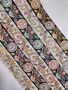 Encaje caliente para mujer Encaje de malla de lentejuelas de tul bordado para decoración de ropa y cordón - Product Image 2