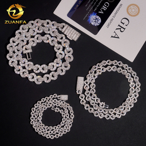 <span class=keywords><strong>Collana</strong></span> Infinity con Catena Cubana in Argento 925 e Moissanite, Stile Hip Hop, 6mm 8mm 13mm, Molto Popolare - Product Image 6