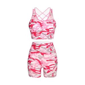 Custom Women's Sport <b>Yoga</b> <b>Set</b> Breathable Gym Shorts & Leggings with Printed Fitness Design - Product Image 2