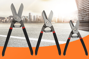 8 pollici 10 pollici 12 pollici commercio all'ingrosso aviation snips stile Tedesco <span class=keywords><strong>lamiera</strong></span> di ferro di latta di metallo forbici - Product Image 2