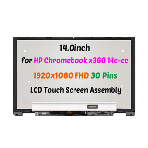 14" for HP Chromebook x360 14c-cc0013dx FHD LCD Touch Screen Digitizer Assembly Replacement 1920x1080 30 Pins