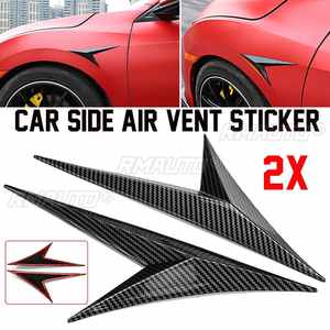 2 piezas de cubiertas decorativas para ventilación lateral de guardabarros de coche, embellecedores de entrada de aire para Honda/Mazda/BMW/Audi - Product Image 1