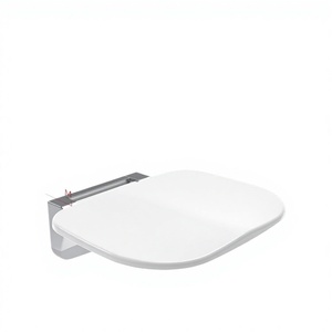 Banc de <span class=keywords><strong>douche</strong></span> mural pliable antidérapant pour personnes âgées, chaise de bain invisible, <span class=keywords><strong>tabouret</strong></span> de hall d'entrée pour changer de chaussures, design moderne - Product Image 1