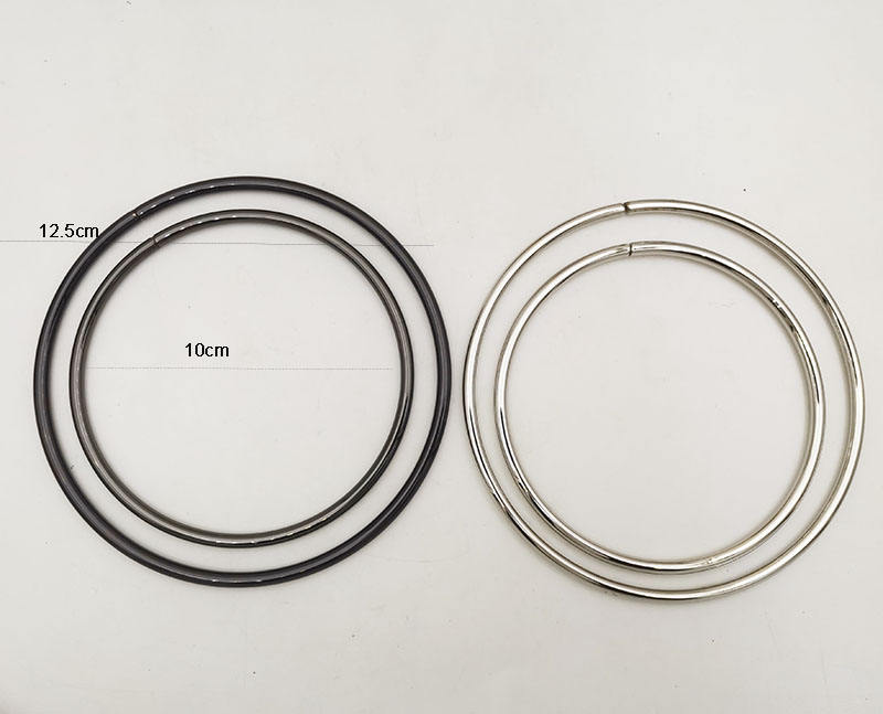 120 Pezzi Anelli A D In Metallo - Assortiti, Per Borse, Cinture, Zaini E Fai Da Te, Bronzo - Foto 8