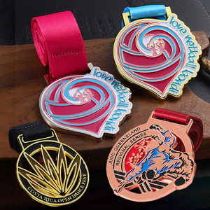 Medaglia Sportiva Personalizzata in Metallo, Lega di Zinco, Oro e Bronzo, Design 3D in Rilievo per Danza e Ginnastica, Produttore di Medaglie - Product Image 5