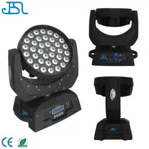 36*10W RGBWA 4-in-1 LED Moving Head Light with Zoom Wash Stage Light, controlled by DMX Dj unit