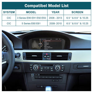 Road Top Airplay mirrorlink Interface vidéo Android <span class=keywords><strong>Auto</strong></span> CarPlay pour BMW série 3 E90 E91 E92 E93 série 5 E60 E61 2008-2013 - Product Image 2