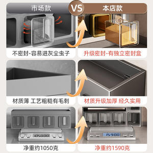 Youqin - Estante para Especias de Pared de 23 cm, Sin Necesidad de Perforación, Fácil de Limpiar, Soporte de Almacenamiento para Frascos de Condimentos de Cocina - Product Image 4