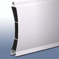 Profilé en aluminium 6063 T5 de haute qualité pour porte à enroulement, profilés d'extrusion en aluminium durables pour lamelles de volet roulant