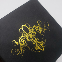 Caja Rígida de Papel Negro de Lujo para Velas, Directo de Fábrica, con Grabado, Laminado Mate, Recubrimiento UV y Logotipo