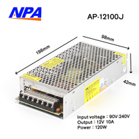 Kotak Catu Daya Terpusat 12V 10A 20A 30A untuk Kamera CCTV Keamanan dan Kontrol Akses