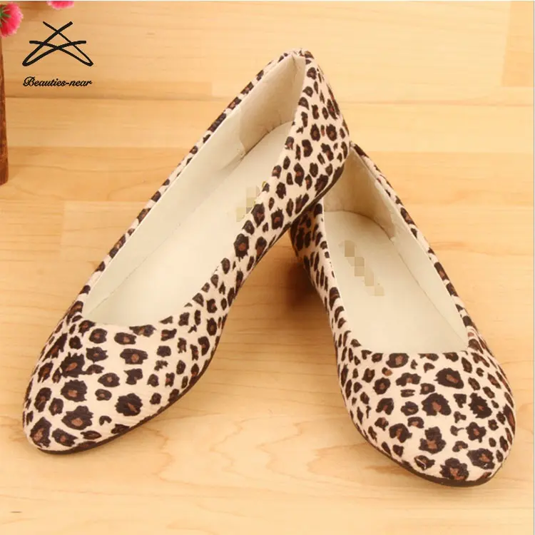 New Style Ladies Leopards Print Flat shoes With Good quality Women Shoes