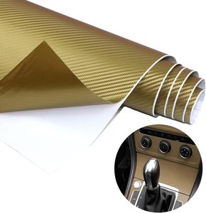 Pellicola 3D in fibra di carbonio PVC/PET Car, pellicola decorativa universale per parti di motocicli del corpo, rilascio di bolle Non adesive senza rughe - Product Image 1