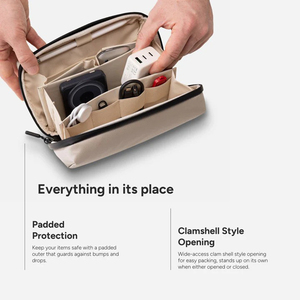 Wholesale Waterproof Polyester Multi-function Travel Essentials Digital Product Tech Electronic Cables Organizer Carry Bag ODM - Product Image 3