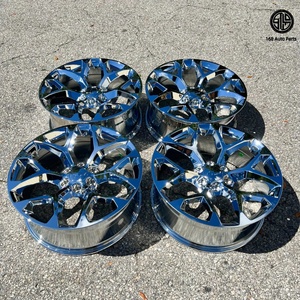 168 jantes forgées chromées personnalisées de 19 à 26 pouces à 6 trous pour Chevrolet Silverado Z71 GMC Sierra 6x150 6x135 6x139.7 - Product Image 1