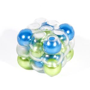 Jouet personnalisé - Nouveau cube anti-stress en TPR avec perles colorées - Jouet Mochi pour enfants - Product Image 6