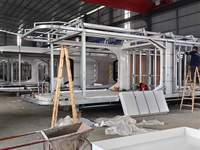 Maison de navire préfabriquée Maisons de capsule mobiles à paquet plat Maison prête à l'emploi Maison mobile Structure en acier Capsule spatiale chez l'habitant