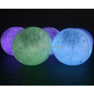2.5m Dia độ nét cao kín PVC Inflatable RGB <span class=keywords><strong>Led</strong></span> mặt trăng Spheres cho đêm đầy sao trang trí - Product Image 3