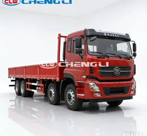 Precio de Fábrica, Camión de Carga Pesada Clw 8X4 de 10 Toneladas, Camión de Carga con Plataforma Abatible en Venta - Product Image 2
